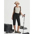 thumbnail image 7 of BALEAF Women's Hiking pants with 7 Pockets Lightweight Quick Dry Cargo Capris Pants for Women Summer Pants for Women Black L, 7 of 7