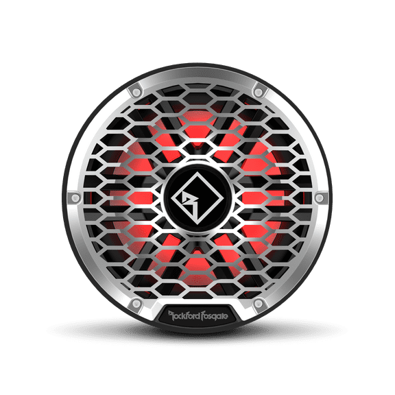 Rockford Fosgate M2D4-10SB 10" Color Optix Sealed Marine Subwoofer, DVC (4-Ohm)- 400 Watts Rms, 1600 Watts Peak, Black & Stainless Grilles Included