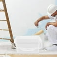 thumbnail image 5 of ABCISI 0.5 Gallon White Paint Bucket with Lid - Square Design Easy Pouring ABS Material Perfect for Home Storage and Paint Container, 5 of 9