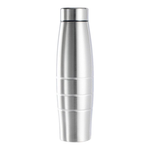 Botella de agua de acero inoxidable, botella deportiva de pared simple, botella de fitness, taza de agua 650 ml