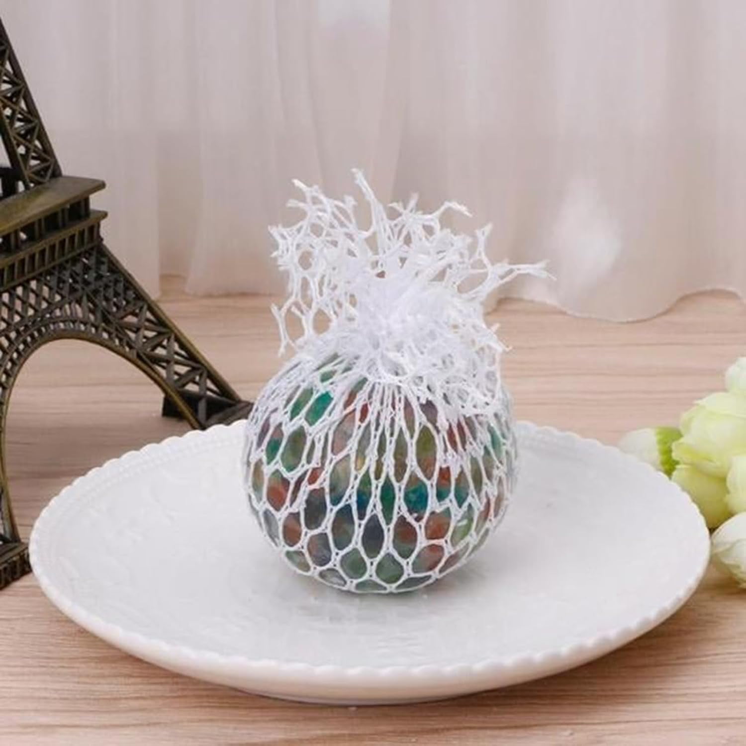 Psychedelic Rainbow Stress Reliever Ball, Psychedelic Rainbow Stress Balls, Rainbows Stress-Ball, Rainbows Stress-Ball Squishy, for Office Workers and Students to Relieve Stresses (5 pcs)