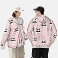 thumbnail image 4 of Fotbe Cute Cartoon Panda Chaqueta con Protección Solar UPF 50+ para Hombre y Mujer, Camisa con Capucha y Bolsillos-Large, 4 of 7