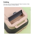 thumbnail image 2 of Inteprter Hanging Bins Convenient Kitchen Cleaning Garbage Effortless Disposal Storage Bending Down Goodbye Say Garbage Garbage Organizadores de utensilios de cocina caqui Pequeño 23 * 20 * 5 cm, 2 of 6