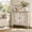 Natural, variant on LFGUIZO 31.5" Leaf Carved Bohemia Accent Sideboard Buffet Cabinet with 2 Doors and 1 Adjustable Shelf Pine Legs for Entryway Living Room Natural