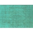 thumbnail image 1 of Ahgly Company Indoor Rectangle Oriental Turquoise Blue Industrial Area Rugs, 2' x 4', 1 of 4