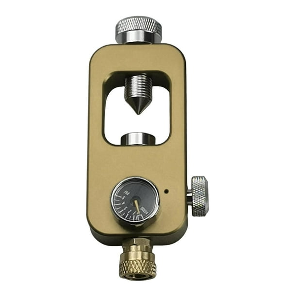 Adaptador de regulador de tanque de aire Zulema Golden_Gauge_B Adaptador de recarga de tanque