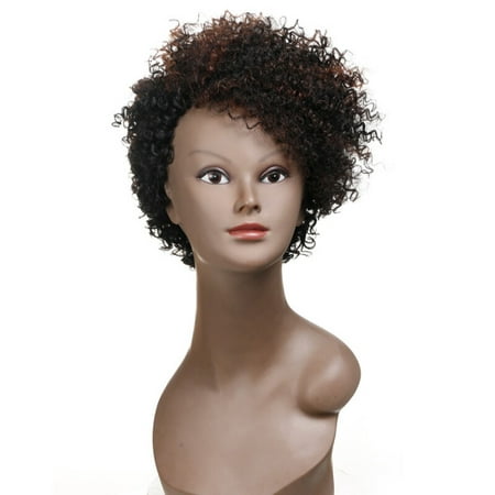 Noble Kinky Curly Human Hair Wig Brazilian Human Hair Wigs Curly Short Bob Wig Pixie cut wig Free (Best Human Hair Wigs For African American)
