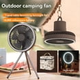 thumbnail image 5 of Ventilador de Camping de 10000 MAh, Recargable, de Mesa, Portátil, Inalámbrico, con Batería Externa y Luz LED ., 5 of 5