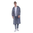 thumbnail image 4 of KALLORY 1Set Full Length Raincoat Grey EVA Waterproof for Women Outdoor Activities and Travel, 4 of 8