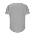 thumbnail image 4 of zfhfof Men's Muscle T Shirts Stretch Short Sleeve V Neck Gym Workout Athletic Tee Shirts Fashion Waffle Knit Shirt, 4 of 5