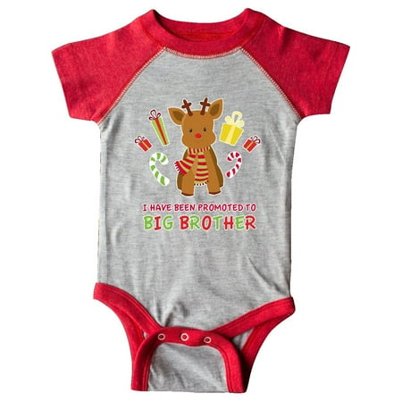 

Inktastic promoted to big brother Gift Baby Boy Bodysuit