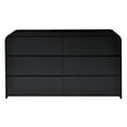 thumbnail image 4 of Better Homes & Gardens Juliet 64" Wide 6 Drawer Dresser, Black Finish, 4 of 9