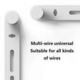 thumbnail image 4 of 5Pcs Silicone Cable Ties Cord Wrap Reusable Wraps for Electrical Organizers), 4 of 5