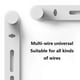 thumbnail image 4 of 5Pcs Silicone Cable Ties Cord Wrap Reusable Wraps for Electrical Organizers), 4 of 5