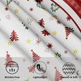 thumbnail image 3 of Christmas Tree Round Table Cloth - Winter Snowflakes Tablecloth 60 Inch Xmas Trees Snow Table Covers for Kitchen Party Dinner Tabletop Decoration, 3 of 5