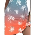 thumbnail image 4 of FASHIONWT Casual Floral Print Halter Neckline Mini Women Sun Dress, 4 of 4