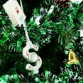 thumbnail image 4 of Matashi  Home Decorative Showpiece Hanging Christmas Tree Dollar Sign Ornament with Crystals Metal Finish, 4 of 5