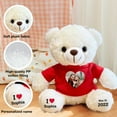 thumbnail image 4 of Blueton Custom Graduation Plush Teddy Bear with Name Date, Personalized 2025 Graduation Stuffed Animal for Kids Students, Cute Pre K Kindergarten High School College Graduation Gifts 1(28CM), 4 of 9