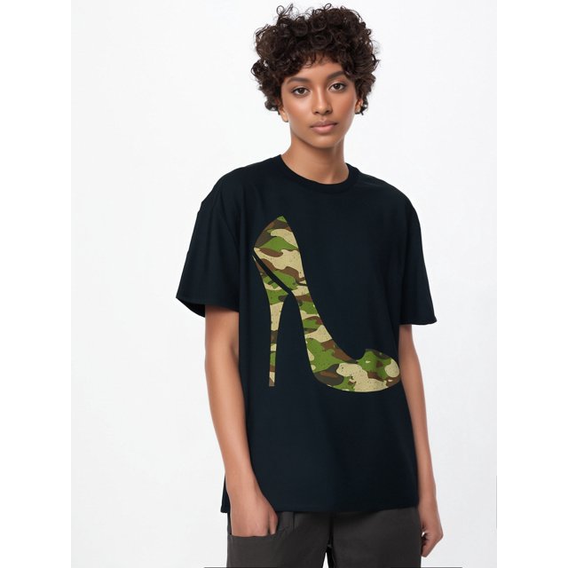 Ropa de camuflaje para mujer. Camiseta de camuflaje para adultos, hombres, mujeres, adolescentes, jóvenes y deportes casuales.