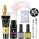 thumbnail image 3 of Set profesional de uñas acrílicas Kit Secador Manicura completa & Juego de pedicura DIY Poly Nail gel Kit con lámpara UV Nail Art Acrílico Belleza Sincero  Hogar, 3 of 6