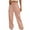 #031-Pink, variant on Roncen Women's Solid Cargo Jogger Pants - Loose Fit Casual Elastic Cuff Trousers with Drawstring Waist & Side Cargo Pockets