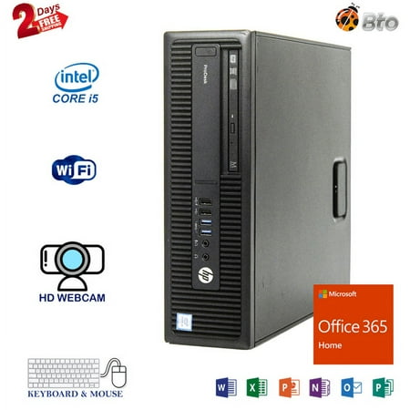 HP 600 G2 Desktop Computer SFF PC Core i5 (6th Gen.) CPU 16GB Ram, 1TB SSD, Office 365, Webcam, Keyboard & Mouse, WiFi, DVD, Win10 Pro