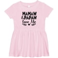 thumbnail image 3 of Inktastic Mamaw and Papaw Love Me Grandchild Girls Baby Dress, 3 of 5