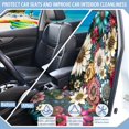 thumbnail image 6 of XYZCANDO Vibrant Floral Car Seat Towel Cover - Waterproof Sweatproof Seat Protector - Universal Fit for Cars, Trucks, SUVs & Sedans, 6 of 6