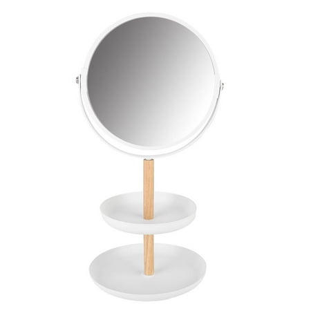 Iney Desktop Diy Makeup Organizer Jewelry Box With Mirror Iney Desktop Diy Makeup Organizer