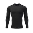 thumbnail image 3 of Sonducket Ropa interior térmica Medias deportivas Hombres Baloncesto Sudor Traje Capas base Ropa de manga larga Ropa deportiva para correr Camisetas Negro METRO, 3 of 6