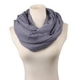 thumbnail image 2 of Zeus Fashion Simple Solid Color Soft Warm Women Lady Scarf Circle Neck Wrap Gift, 2 of 7