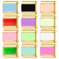 thumbnail image 2 of Italian Charms Bracelet Sets with 1Pcs Starter Bracelet 12Pcs Solid Color Enamel Charms 9mm Italian Modular Charm Bracelet Personalized DIY Module Jewelry Gifts, 2 of 7