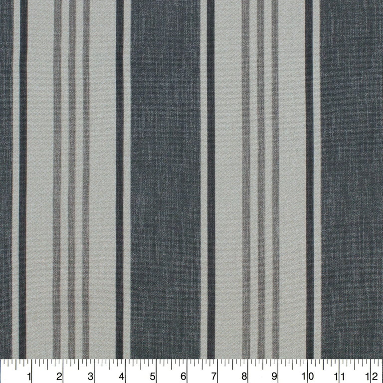 Better Homes & Gardens Wide Stripe Gray 8 Yards by the Bolt 54 Width 100%  Cotton Fabric