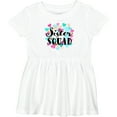 thumbnail image 3 of Inktastic Sister Squad Hearts Girls Baby Dress, 3 of 5