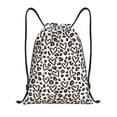 thumbnail image 1 of Fotbe Heart Leopard Bolsa Mochila con Cordón Estampada, Bolsa de Gimnasio Deportiva, Bolsa Cinch, Bolsa con Cordón para Hombres y Mujeres-Small, 1 of 6