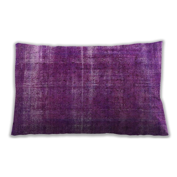 Ahgly Company Indoor Rectangular Mid-Century Modern Lumbar Throw Pillow, 13 inch by 19 inch