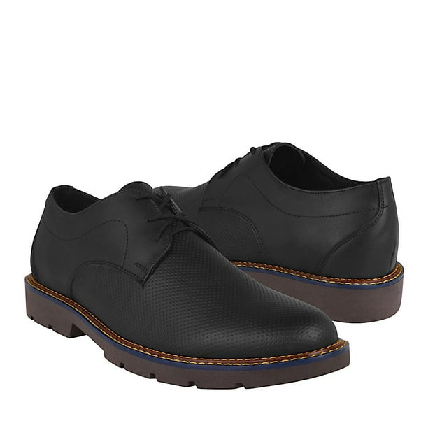 Zapatos Caballero Stylo 7001 Simipiel Negro