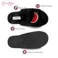 thumbnail image 3 of Jessica Simpson Womens Plush Faux Fur Fuzzy Slide On Open Toe Slipper with Memory Foam, 3 of 9
