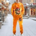 thumbnail image 2 of Christmas Men's Sweatsuit 2 Piece Sets Casual Men's Jogging Tracksuit Set Xmas Graphic Print Pullover Hoodie Pants Sweat Suit for Men Cozy Fall Winter Athletic Track Suit Outfits, 2 of 5