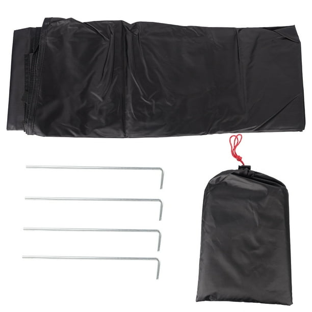 Tapis De Sol Imperméable 210D – 4000 Mm, Léger, Avec Piquets Et Sac – Pour Tente, Bâche Ou Baignoire, Tailles 200 X 80/120/180 Cm