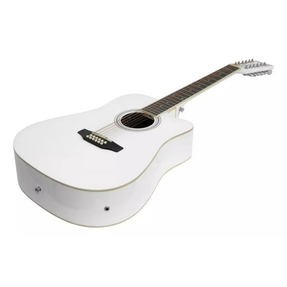 Guitarra Segovia Texana Electroacústica 12 Cuerdas Blanca