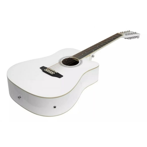 Guitarra Segovia Texana Electroacústica 12 Cuerdas Blanca