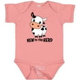thumbnail image 3 of Inktastic New to the Herd Cute Cow Boys or Girls Baby Bodysuit, 3 of 5