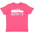 thumbnail image 3 of Inktastic Austin Texas Skyline Silhouette TX City Youth T-Shirt, 3 of 5