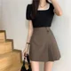 thumbnail image 4 of 2024 Nuevo vestido mini adelgazante de cintura alta de verano Falda ajustada de corte A Estilo adelgazante vintage para mujer Moda femenina, 4 of 4