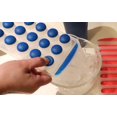 thumbnail image 5 of Bandeja para cubitos de hielo de silicona flexible azul KitchenCraft, 24 moldes para cubitos de hielo, 5 of 5