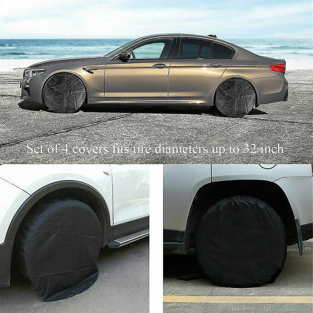 1PCS / Set S Protecteur de pneu de couverture de pneu de secours de voiture  étanche et antipoussière