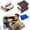 1 Handle+2 Sponge, variant on Decontamination Cleaning Brush, Magic Cleaning Sponge, Carborundum Emery Sponge Scrubber with Handle, Carbide Cleaning Brush, Rust Eraser Sponge for BBQ Grill, Pots and Pans (1 Handle+4 Sponge)