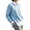 Blue, variant on Women's 2 in 1 Layered Sweater Long Sleeve Collared Fake Two Piece Knit Pullover Crew Neck Casual Blouse Tops