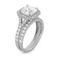 thumbnail image 2 of 10k gold cubic zirconia bridal ring set, 2 of 2
